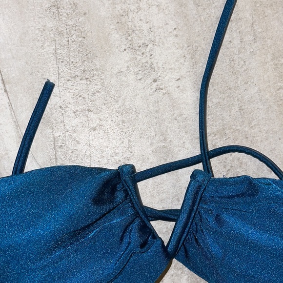 COPY - Neon teal bandeau style bikini top! - Picture 5 of 6